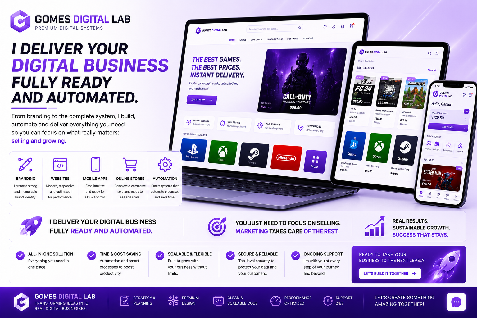 GAMEFLOW STORE — Premium Digital Gaming Marketplace 0